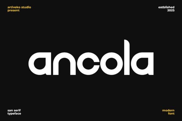 Ancola: The Modern Sans Serif for Strong Logos