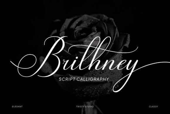 Brithney: A Script Calligraphy Font for Authentic Design