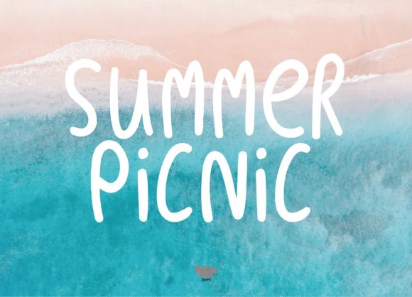 Capture Sunshine: The Summer Picnic Handwritten Font