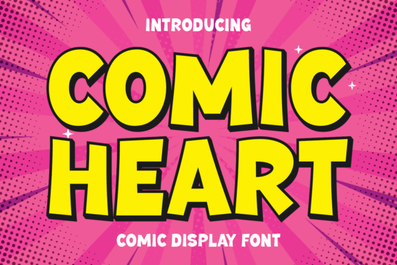 Comic Heart: A Display Font with Real Personality