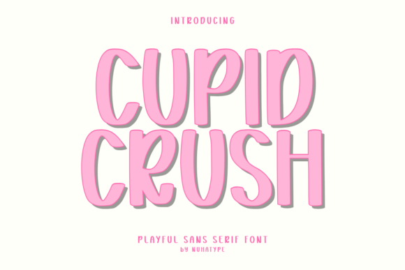 Cupid Crush: A Handcrafted Font for Modern Designers