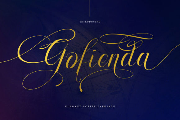 Gofienda: Crafting Elegance with a Ravishing Script Font