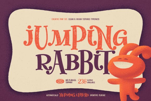 Jumping Rabbit: A Playful Font for Joyful Design