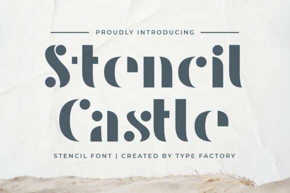 Raised Stencil: A Modern Typeface for Impactful Design