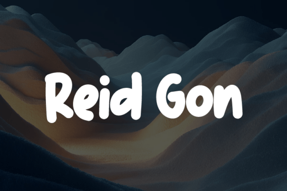 Reid Gon: A Typefaces for Modern Branding