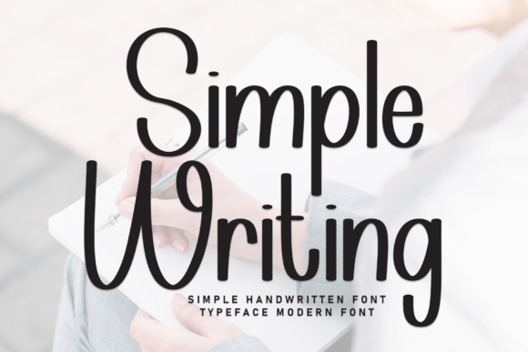 Simple Writing: The Handwritten Display Font with Heart