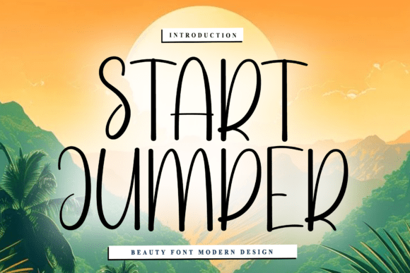 Start Jumper: The Script Font with Artisanal Rhythm