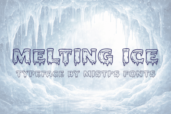 The Icy Elegance of Melting Ice: A Display Typeface