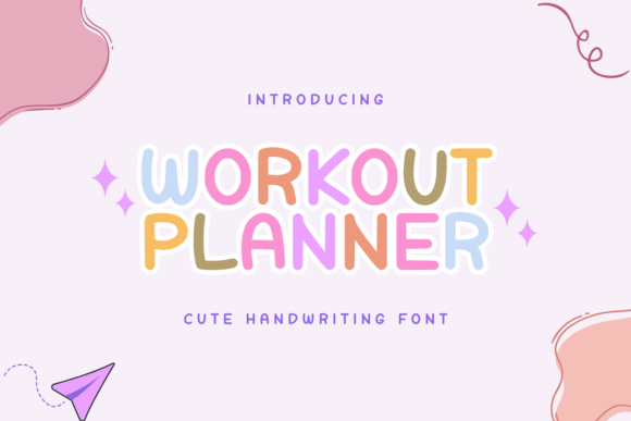 Workout Planner Font: A Friendly Typeface for Active Lifestyles